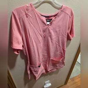 Koi Basics Women's Pink Scrub Top